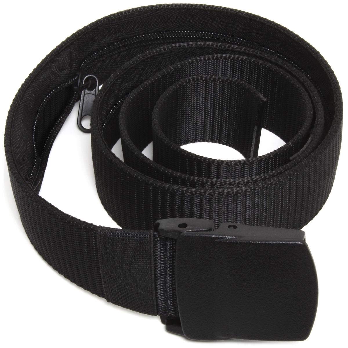 CampTeck U6889 Security Money Belt Hidden Cash Belt Anti-Theft - Nylon & Plastic, Travel, Flying - Black