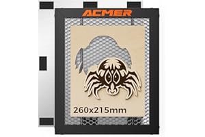 ACMER Honeycomb Laser Bed 260 * 215mm, Laser Engraver Honeycomb Working Table with Aluminum Backing Plate, Cutting Table for 