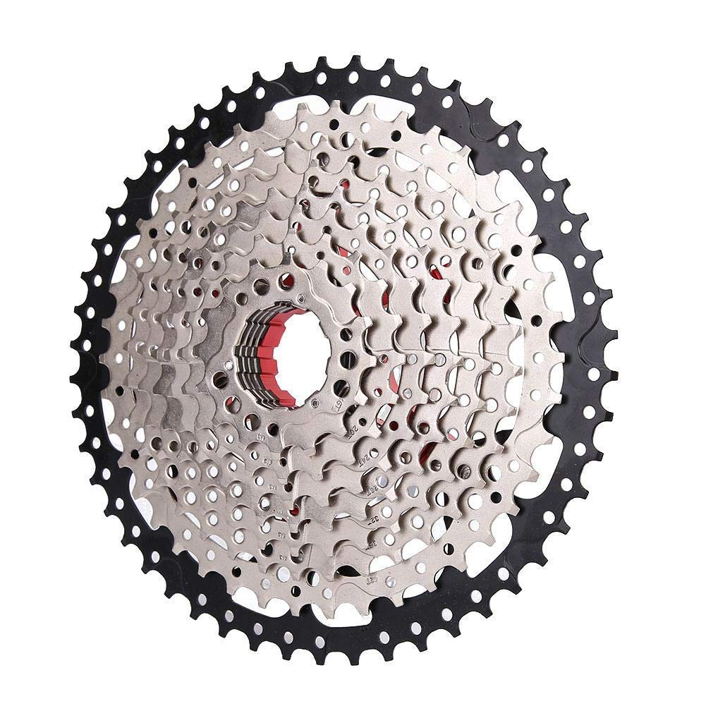 VGEBY1 Bike Freewheel, Bicycle Cassette Freewheel Sprocket 10 Speed 11-50T Replacement Part for Mountain Bike