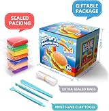 SAGO BROTHERS Air Dry Clay 24 Colors 3 Tools 72 Page Tutorial Booklet Gift Box view 5