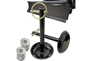 FUYEAR A Pair of Snow Plow Skid Shoes Snowplow Compatible with ATV UTV Moose 5/8" Shaft