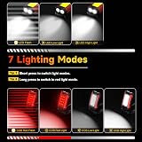 Daphomeu Rechargeable COB Work Light 2 Pack Magnetic Rotatable Base IPX6 view 2