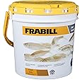 Frabill 2.2 Gallon Bait Bucket, White and Yellow (4820)