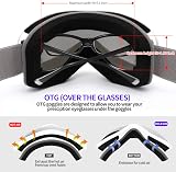 Supertrip Ski Goggles Anti-Fog UV400 Helmet Compatible Unisex view 5