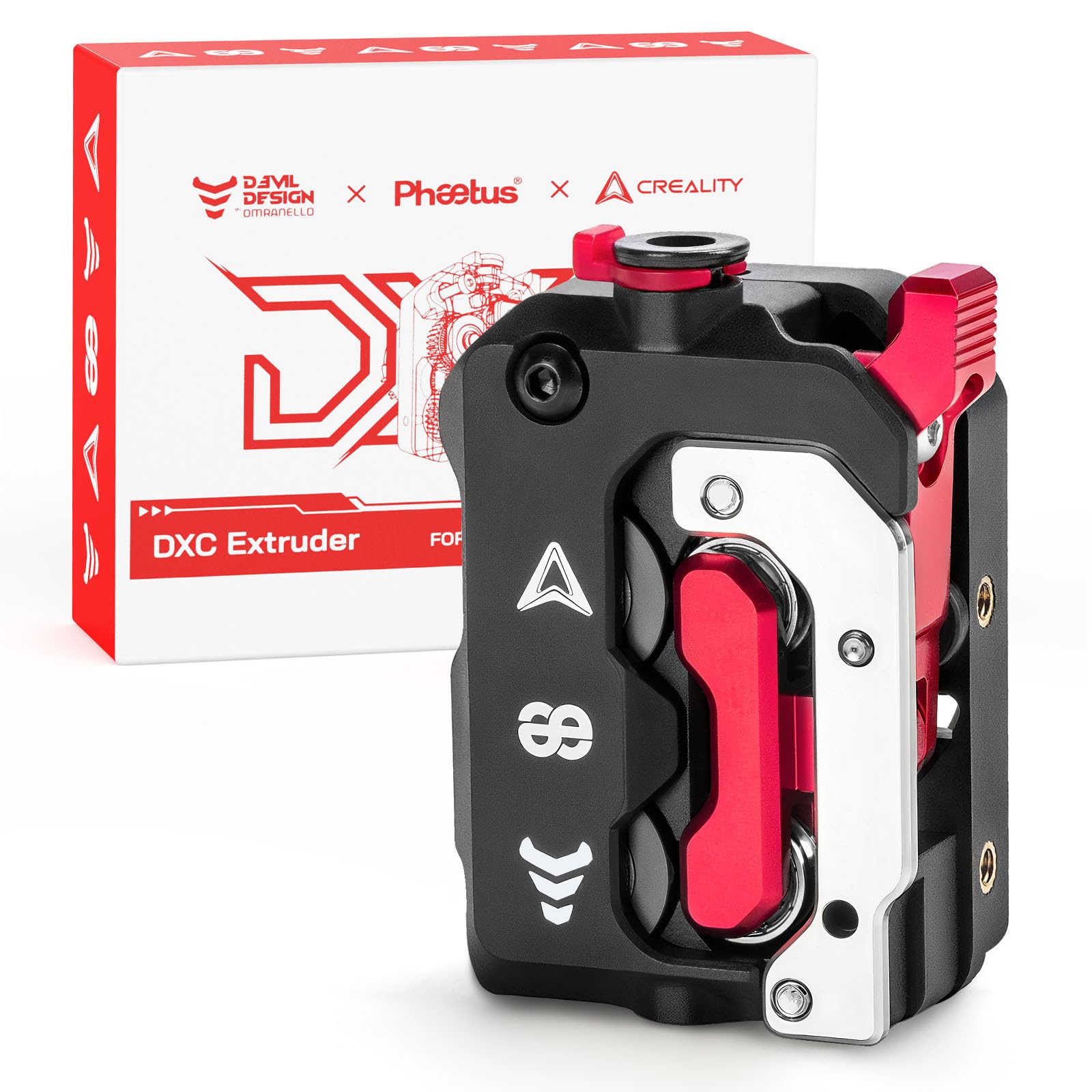 Photo 1 of Creality DXC Extruder, K1 SE/K1C/K1/K1 Max Upgrade Extruder Kit with Smart Filament Break Detection, K1 Series Dual Gear Feeding Extrusion, Reducing Filament Wear Rate by 60%LPNPMGY0089225
