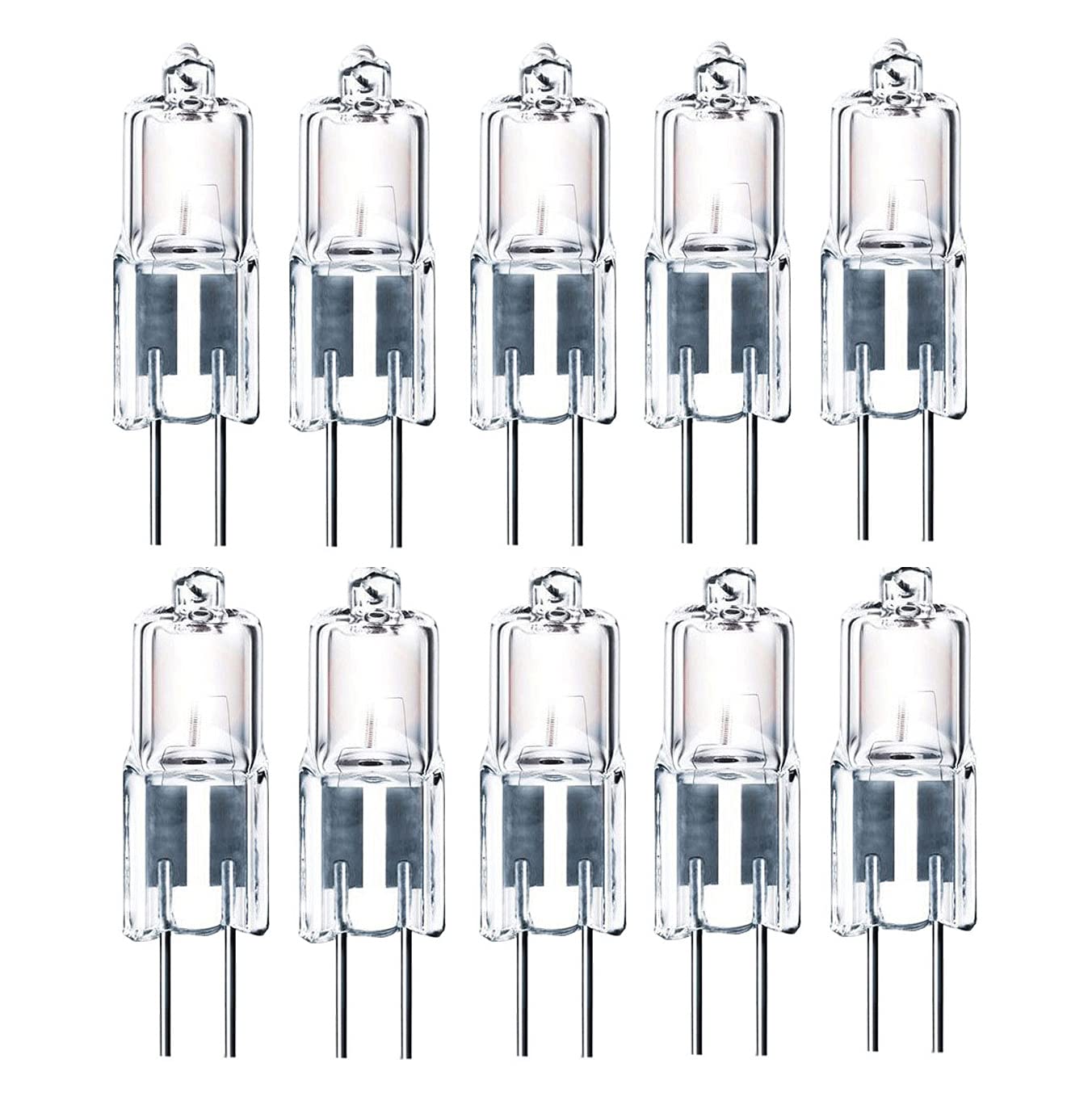Photo 1 of 10x G4 12V 5W Light Bulb Replacement JC 2 Pin Base Halogen Kitchen Table Pendant Lamp 12 Volt 5W Warm White Landscape Desk Lighting