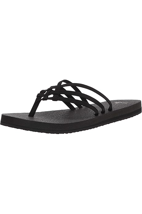 sanuk yoga salty black