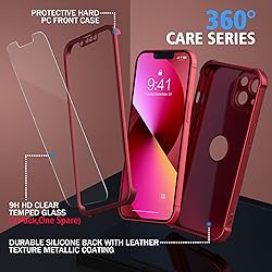 ORETECH for iPhone 13 Mini Case, with [2 x Screen