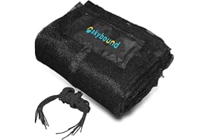 SKYBOUND Replacement Trampoline Safety Net Enclosure - for 12ft 14ft 15ft Skywalker, Bounce Pro, AirZone, JumpZone, Walmart, and Many More - Breathable, Tear and Weather-Resistant
