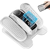 STYNGT Under Desk Elliptical Exercise Machine, Elliptical Leg Exerciser as Seen on TV, 12 Speeds Leg Exerciser While Sitting for Seniors, Electric Seated Foot Pedal Exerciser for Home Gift for Women