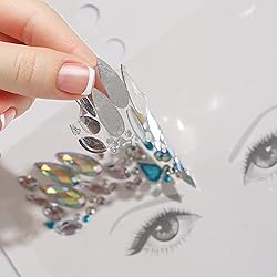 4 Sheets Euphoria Face Gems+10g Chunky