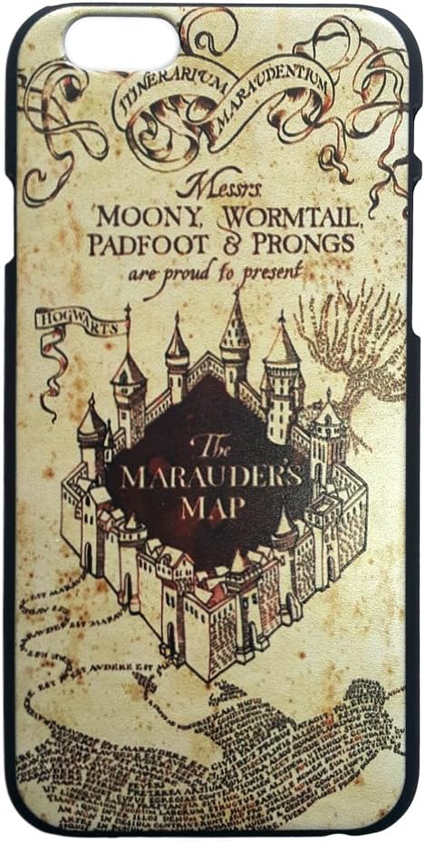 Harry Potter iPhone 6 case - Hogwarts Marauder Map Slim Fit Hard Back iPhone 6 Cover 4.7”