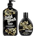 Millennium Tanning Solid Black 200X Tanning Lotion & Tan Extender Lotion, 13.50 & 18.25 Fluid Ounces