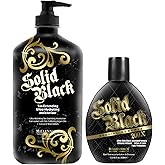 Millennium Tanning Solid Black 200X Tanning Lotion & Tan Extender Lotion, 13.50 & 18.25 Fluid Ounces