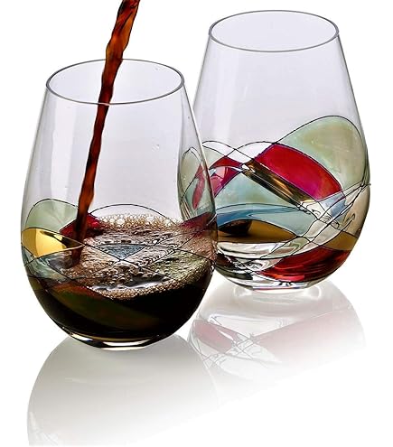 West Coast Novelty Kentucky Derby Oaks Stemless Wine Glasses - Bundle Of 2 Official 146th & 144th Edition