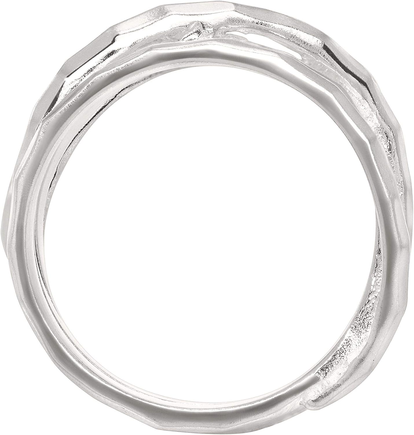 Silpada 'Wrapped Up' Overlapping Textured Wide Band Ring in Sterling Silver: Jewelry