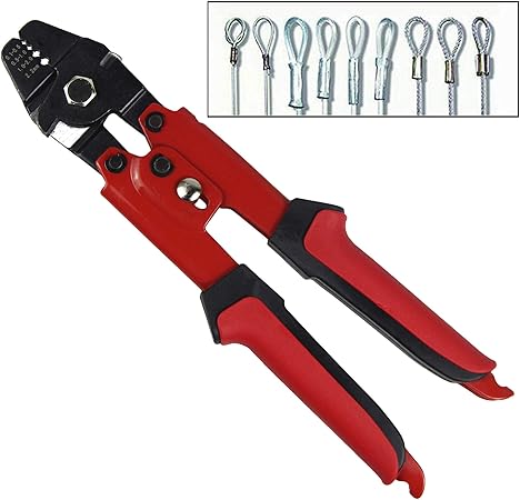 Sourcingmap Pince A Sertir Pour Cable Corde Sleeves 0 1 Mm A 2 2 Mm Amazon Fr Bricolage