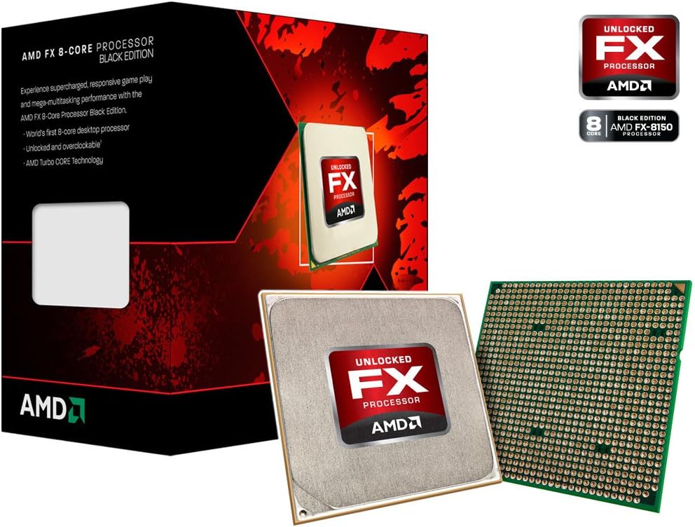 AMD FX-8150 Eight Core Processor 3.60GHz 8MB L3 Cache Socket AM3+