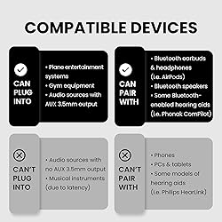 Avantree Relay - Premium Airplane Bluetooth 5.3
