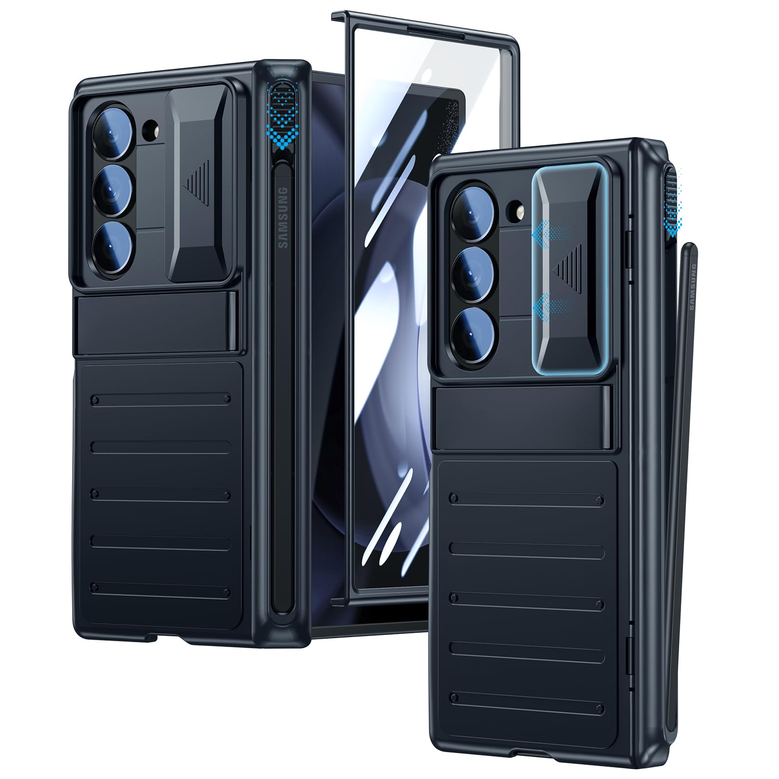 for Galaxy Fold-6 Case with Pen Holder: Business