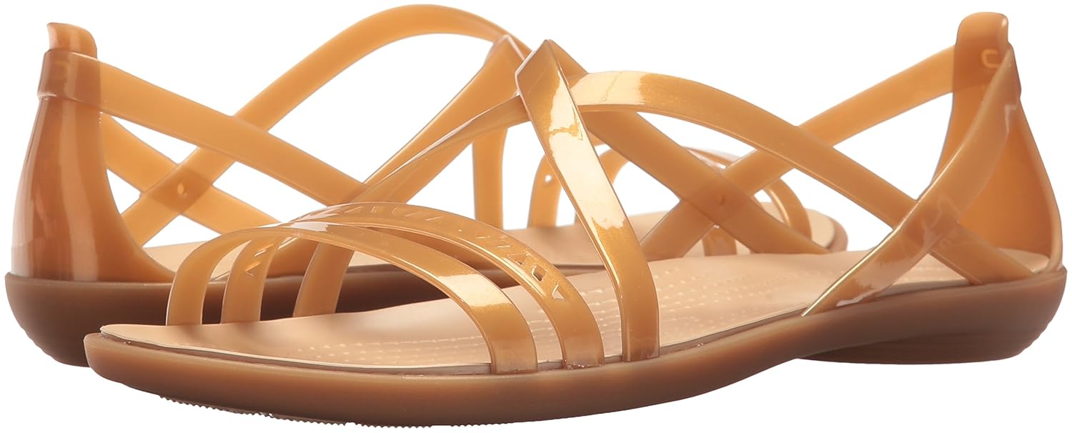 crocs women's isabella cut strappy w fashion sandals