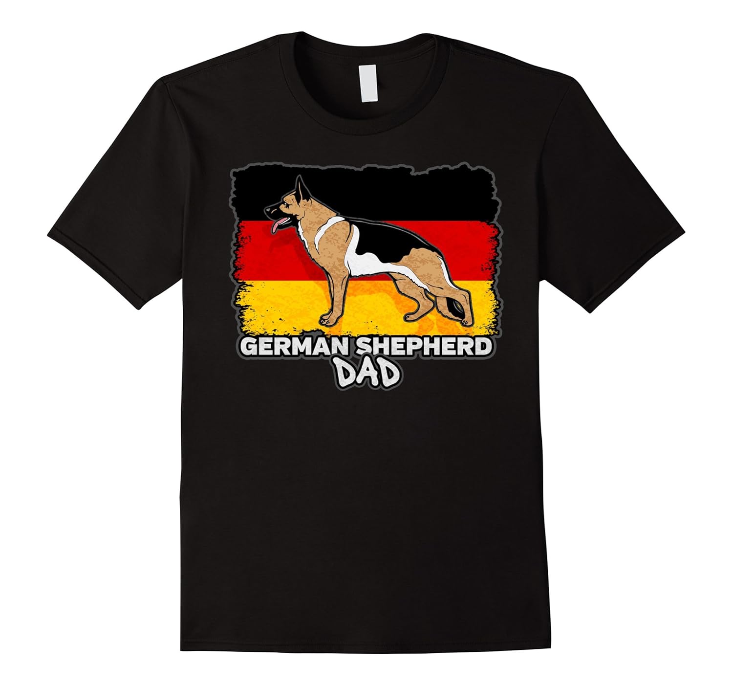 Mens German Shepherd Dad Dog Deutschland Flag TshirtArt Artvinatee