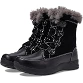 Propet Womens Dulcie Zippered Winter Casual Boots Ankle Low Heel 1-2" - Black