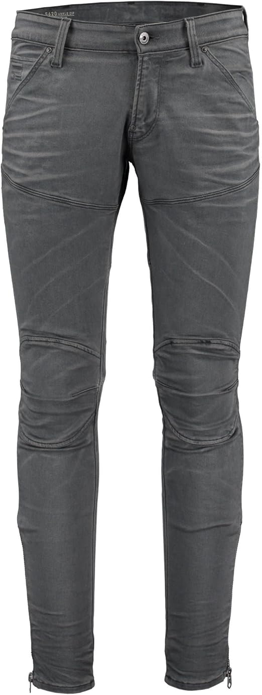 5620 3d ankle zip skinny jeans