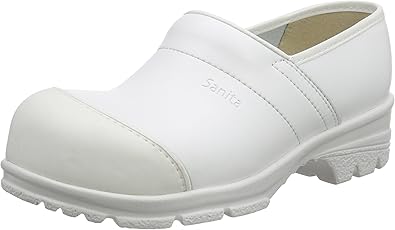 sanita white clogs