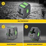 Enventor Green Laser Level 25M Cross Line Self Leveling 2 Lines IP54 Magnetic view 6