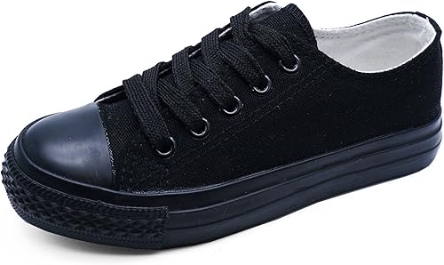 girls black lace up pumps