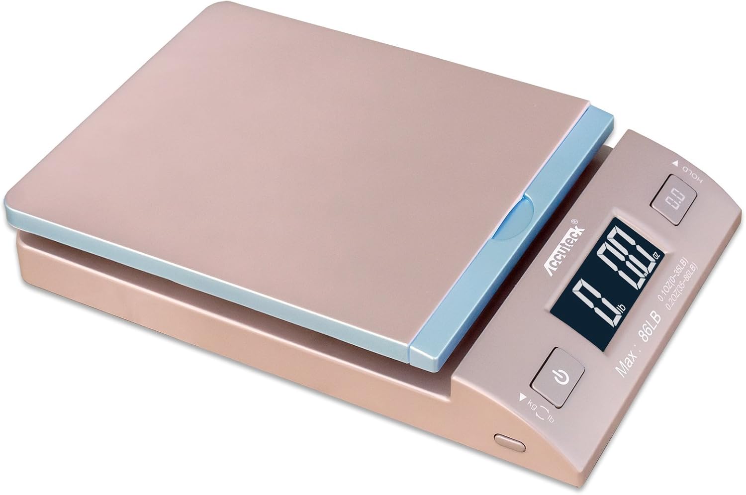Accuteck DreamGold 86 Lbs Digital Postal Scale Shipping Scale Postage with USB&AC Adapter, Limited Edition: Office Products