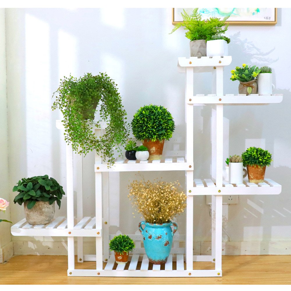 あなたにおすすめの商品 フラワースタンド園芸ラック 屋外の花の花の植物のフレーム 木製のマルチフロアの床のバルコニーのリビングルームフラワーラック 白 Rbhjz B0763h8b5q A お買い得モデル Www Aiq Aiq Com Mx