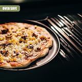 GEEZY Large Non-Stick Pizza Baking Tray 32cm Set of 2 Carbon Steel Perforated view 7