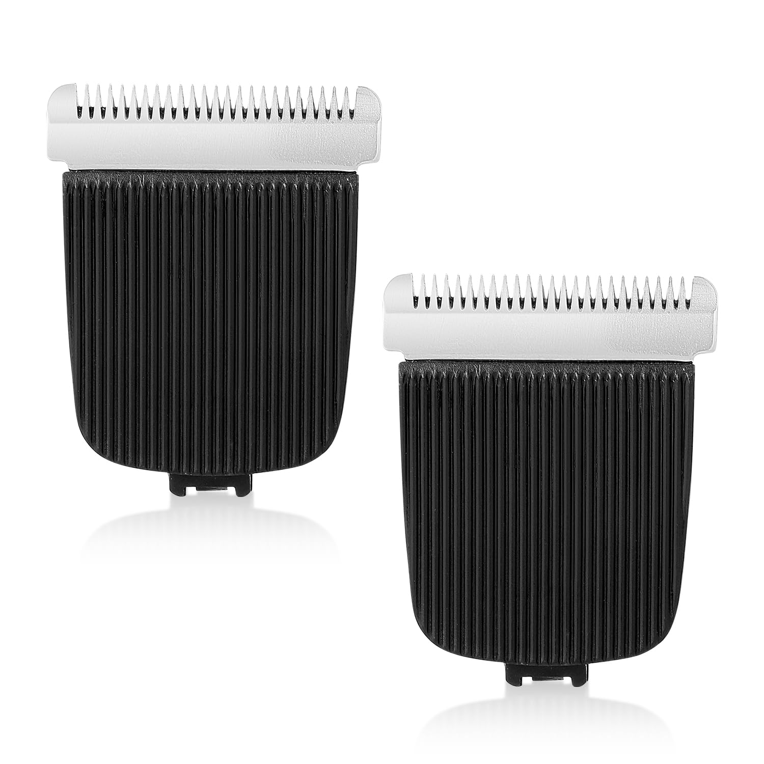 BOXOB Manscaped Replacement Blades, 2pcs Black Snap-in Razor Blades for Manscaped Lawn Mower 4.0/3.0/2.0, Minimalist Design, Black