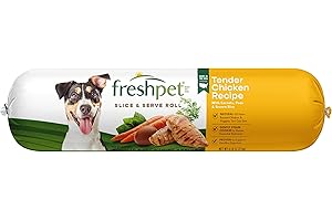 Freshpet Dog Food, Slice and Serve Roll, Tender Chicken Recipe, 6 Lb (Pack of 1)