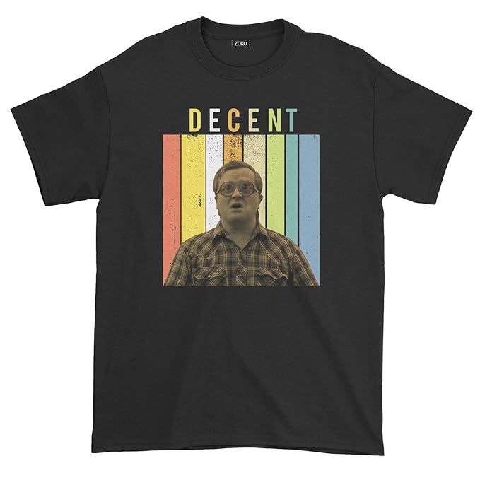 Men's Decent Vintage T-Shirt (XL, Black)