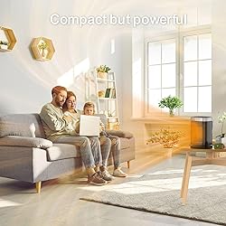 Small Portable Space Heater for Indoor Use - with