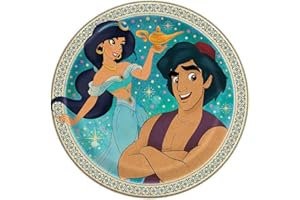 Unique Aladdin Paper Cake Plates, 8Ct, 7"