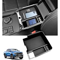 Organisateur D'accoudoir Pour Ford Ranger T9 (2023-2025) - Console Centrale