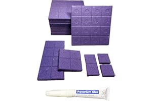 Reefing Art Breakable Coral Frag Tile 4inch 10pcs Coralline Purple frag Rack Plugs