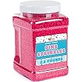 Pink Sprinkles - 2.2 Pounds - Mother's Day Toppings - Bulk Hot Pink Sprinkles for Cupcakes, Baby Showers, Gender Reveal, Princess Parties