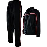 ChoiceApparel Mens Velour Tracksuit with Zippered Pockets