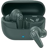 JLab Go Pods ANC True Wireless Bluetooth Earbuds & Charging Case, Hybrid Active Noise canceling + Be Aware for Safe Listening, 26+ Hours Total Playtime, Clear Calls, Custom Sound via App, Sage