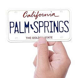 California License Plate Stickers for