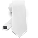 Junmaxroad Men's 3.15 Inch (8CM) Black Solid Formal Ties for Men | Solid Formal Ties for Men, Perfect for Business, Weddings, Parties, Office, and Daily Dress Wear.