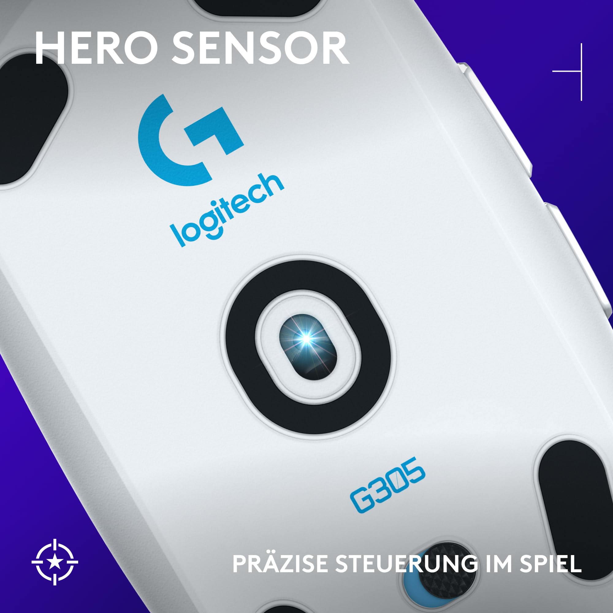 Logitech G G305 LIGHTSPEED kabellose Gaming-Maus mit HERO 12K DPI Sensor 2