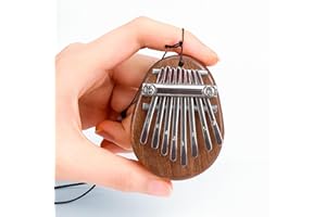 8-Key Thumb Piano - Mini Keyboard Instrument, Musical Finger Piano with Clear Tones Birthday Unique Presents for Beginners Pr