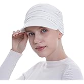 Bamboo Fashion Hat for Woman Daily Use with Brim Visor, Hats for Cancer Chemo Patients