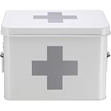 Cassetta Pronto Soccorso In Plastica Rosa Con Manico - 31,5x21x19,5 Cm - Vassoio Rimovibile Incluso